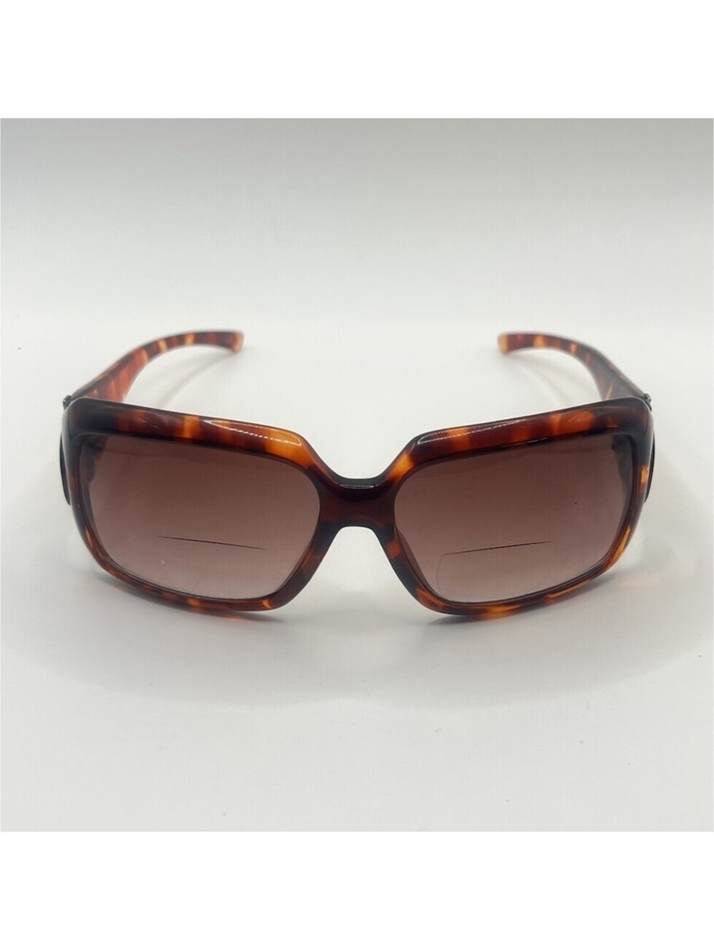Vintage Style Tortoiseshell Bifocal Reading Sunglasses +2.00 | Gold Side Detail